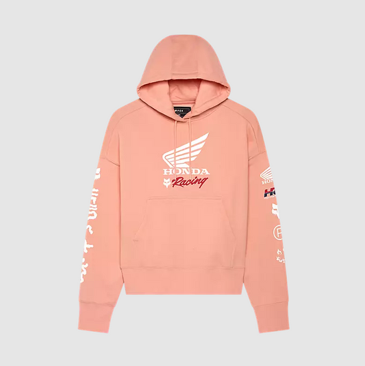 FOX RACING WOMENS FOX X HONDA OVERSIZED PULLOVER HOODIE