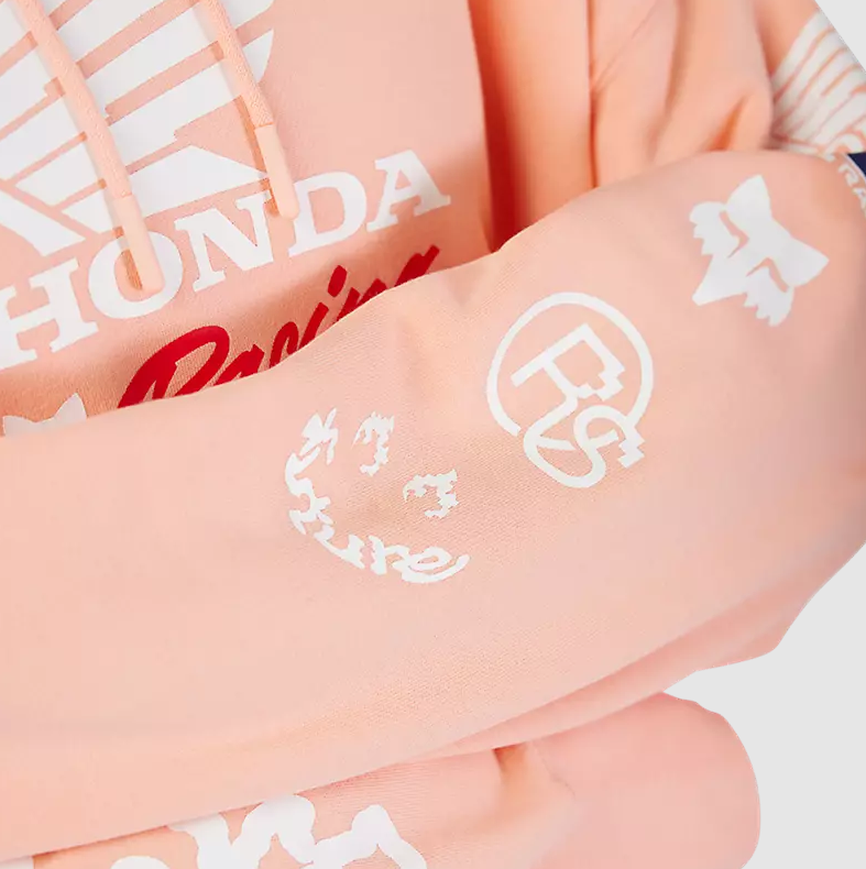 FOX RACING WOMENS FOX X HONDA OVERSIZED PULLOVER HOODIE