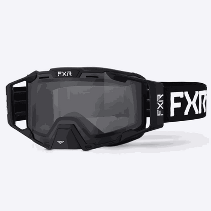 FXR RACING Combat Goggle 22 with dual-pane anti-fog lens and silicone grip strap