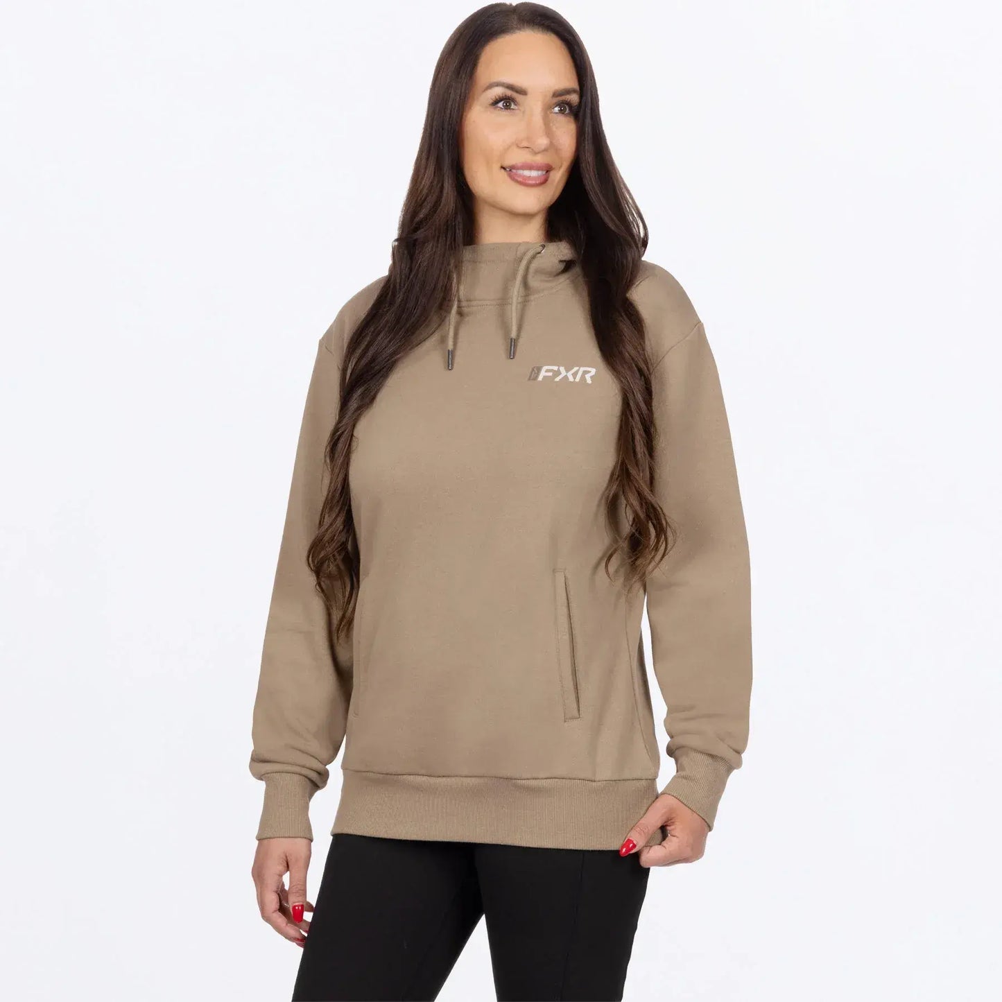 FXR RACING WOMEN'S MITERED COTTON PULLOVER HOODIE 27