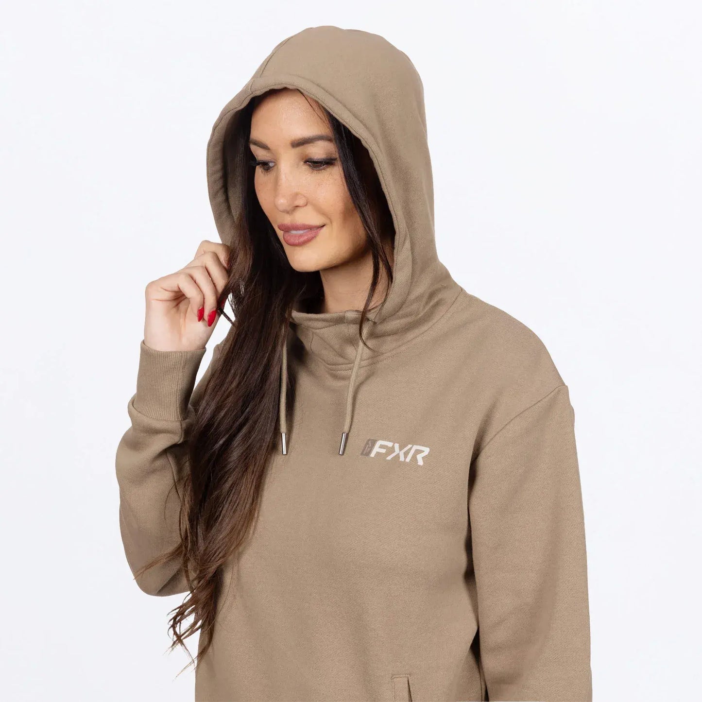 FXR RACING WOMEN'S MITERED COTTON PULLOVER HOODIE 27