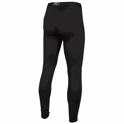 black KLIM Aggressor Pant 2.0 synthetic base layer with moisture-wicking and breathable fabric designed for powersports layering