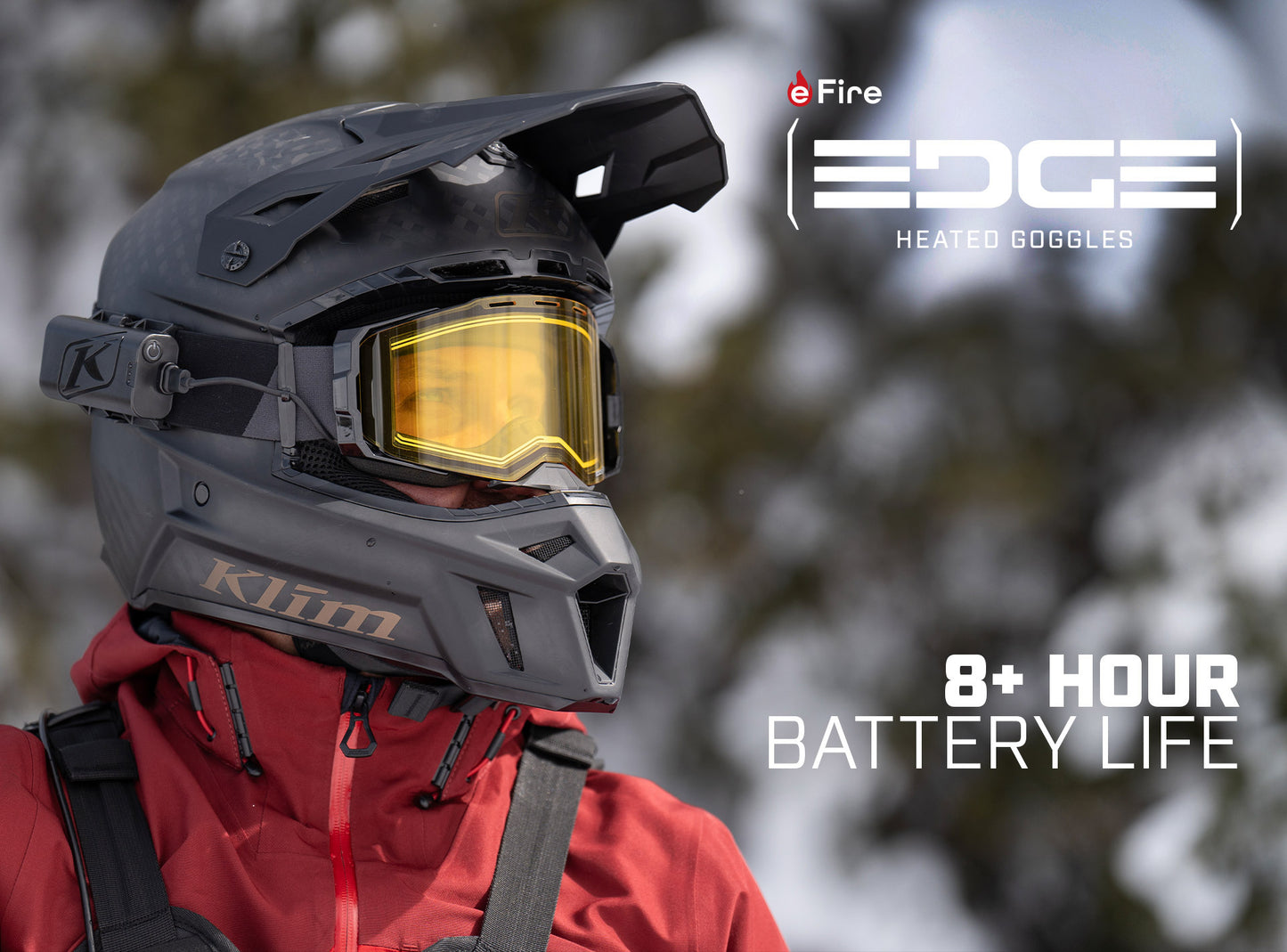 KLIM EDGE E-FIRE HEATED GOGGLE