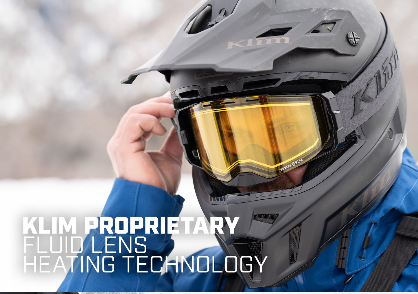 KLIM EDGE E-FIRE HEATED GOGGLE