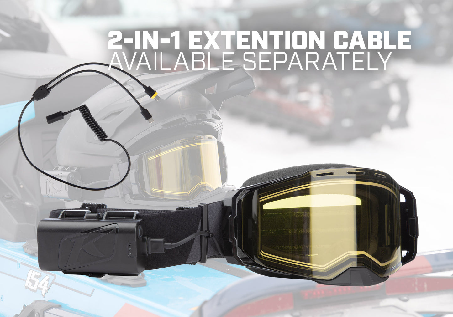 KLIM EDGE E-FIRE HEATED GOGGLE