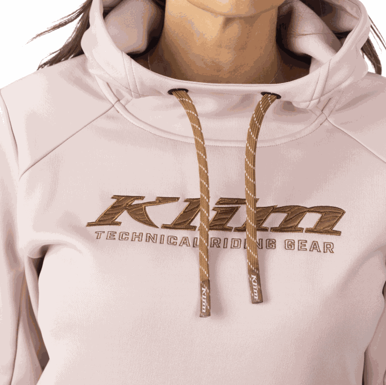 KLIM Morley Pullover Hoodie women's water-repellent fleece with adjustable drawcord hood and breathable warmth