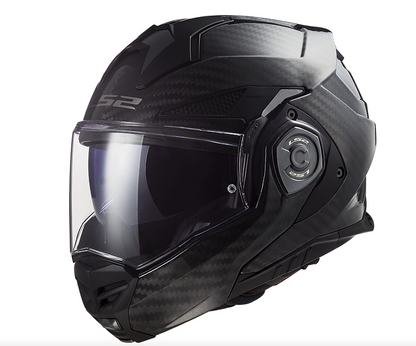 LS2 ADVANT X CARBON SOLID MODULAR HELMET W/SUNSHIELD