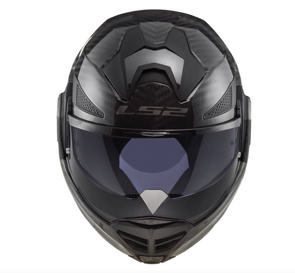 LS2 ADVANT X CARBON SOLID MODULAR HELMET W/SUNSHIELD