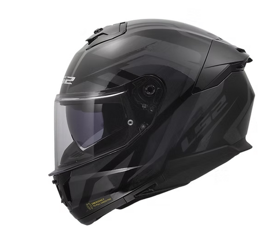LS2 STREAM II FURY FULL FACE MOTORCYCLE HELMET W/SUNSHIELD