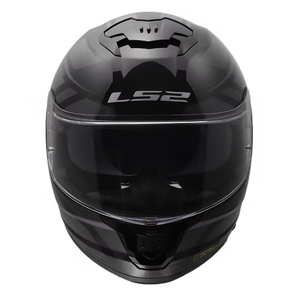 LS2 STREAM II FURY FULL FACE MOTORCYCLE HELMET W/SUNSHIELD