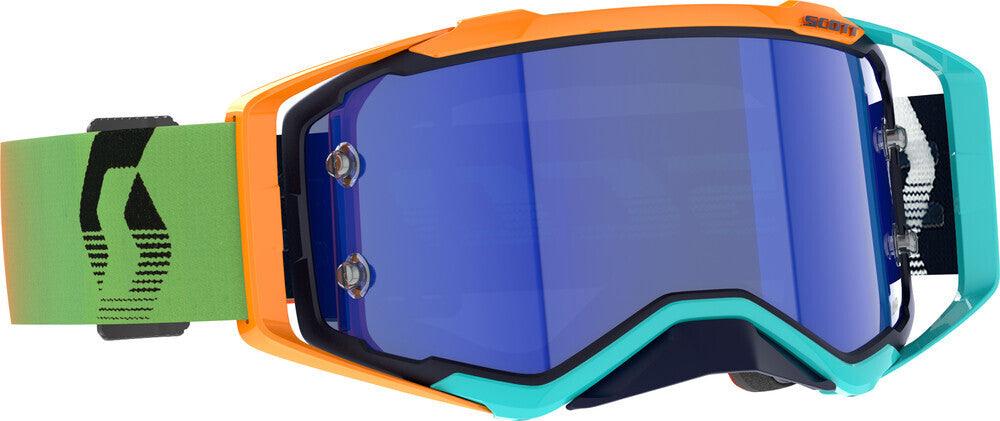 SCOTT PROSPECT AMP GOGGGLE BLUE/ORANGE BLUE CHROME WORKS