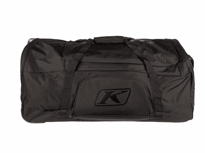 KLIM Team Gear Bag with multiple compartments and rollers.