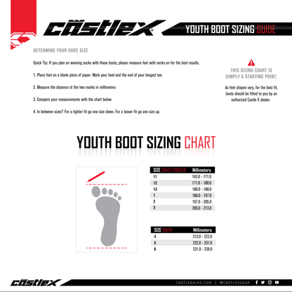 CASTLE CHILD/YOUTH ELEMENT BOOT
