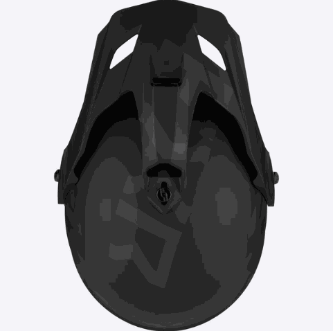 Black FXR RACING Torque X Team motorcycle helmet with electric heated shield and aerodynamic peak