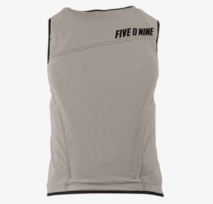 509 Women's R-Mor Protection Vest, CE Level 1 certified, stretchy fit, gray color, rear view.
