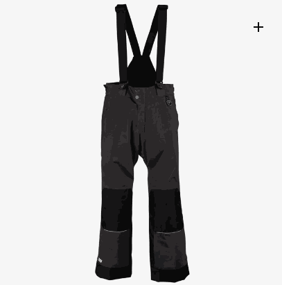 Youth black 509 Rocco Bib with adjustable straps and reinforced knees.