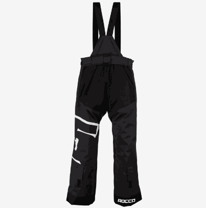 509 Youth Rocco Bib with reinforced knees and waterproof fabric, designed for comfort and durability in winter activities.