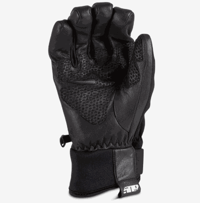 509 Freeride Gloves with leather palm and neoprene cuff for comfort and durability.