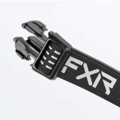 FXR Racing dog collar with durable nylon, reflective print, and adjustable size.