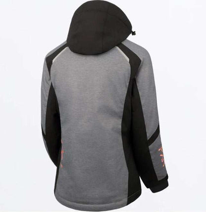 Mid Grey Heather/Black/Melon