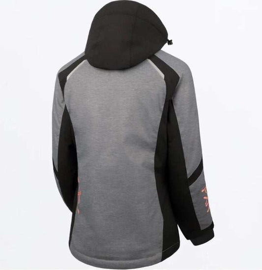 Mid Grey Heather/Black/Melon