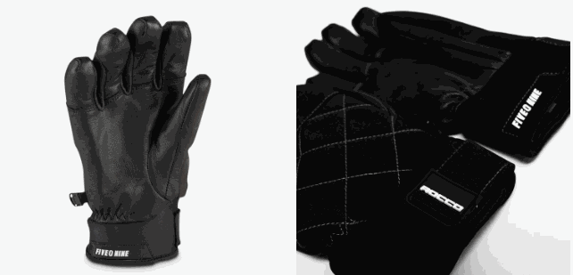 509 Youth Rocco Insulated Gloves with leather palm and snow-blocking gauntlets.