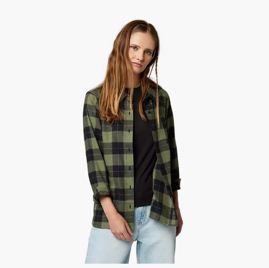 FOX RACING Womens Pines Flannel Shirt