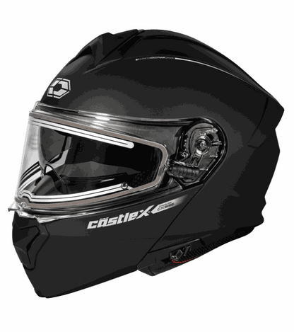 CASTLE CX935 ELECTRIC Modular Helmet with anti-fog shield and aerodynamic design.