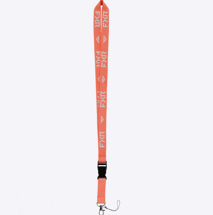 FXR RACING Lanyard 24 durable orange key and ID holder for motorsport fans