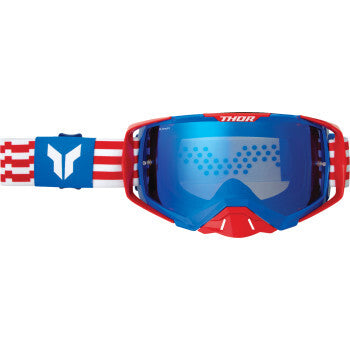Patriot - Red/White/Blue - Blue Mirror Lens