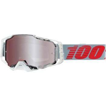 100% Armega Goggle with ultra HD lens and wide strap for maximum grip.