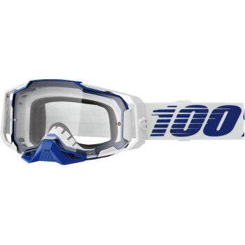 100% Armega Goggle with ULTRA HD lens, quick-release system, and durable design.