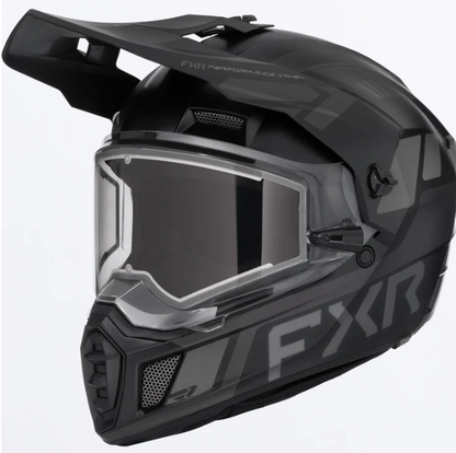 FXR RACING CLUTCH X HELMET W/ ELECTRIC SHIELD 26