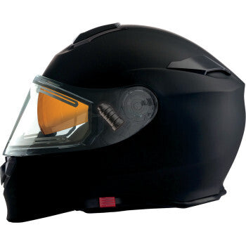 Z1R SOLARIS 2.0 modular snow electric helmet with drop-down sun visor and heated dual-pane shield