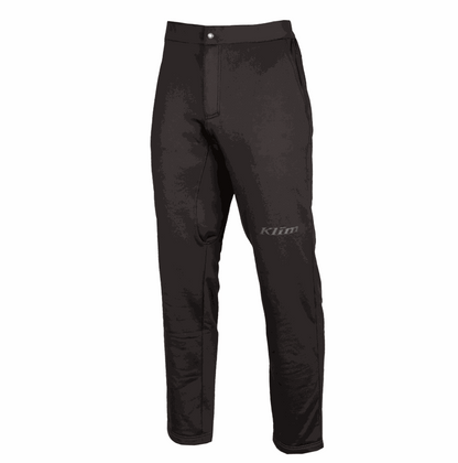 KLIM INFERNO PANT black mid-layer fleece pants with stretch and reflective details