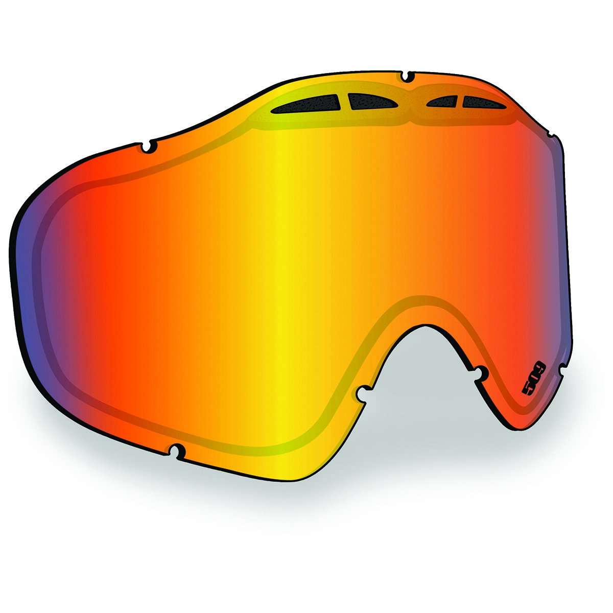 509 Sinister X5 Lens with vibrant orange-yellow tint.